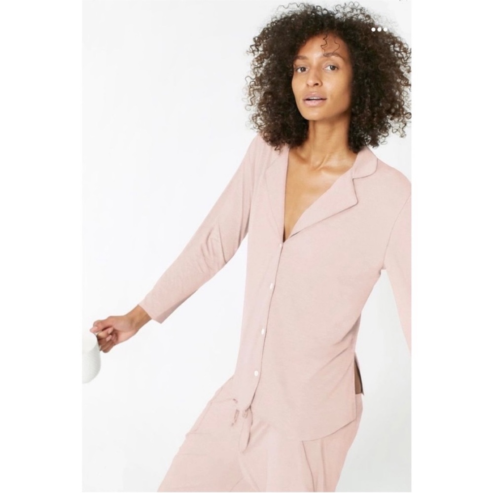 NWT Recliner PJ Top Shirt Blush M